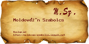 Moldován Szabolcs névjegykártya