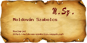 Moldován Szabolcs névjegykártya